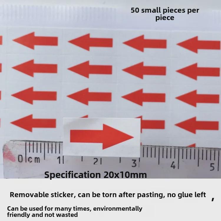 Nuimamas dujų krypties rodyklės lipdukas, skirtas pakartotiniam naudojimui