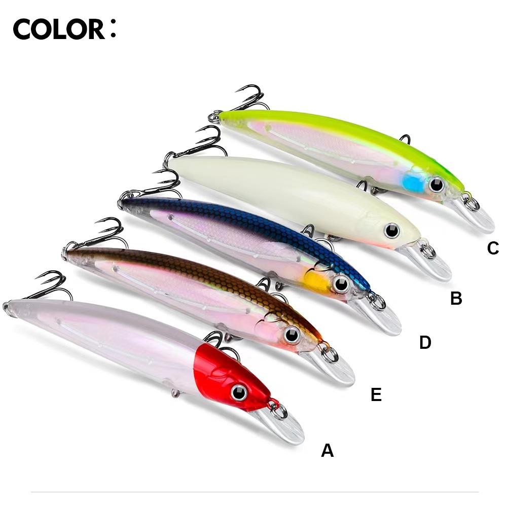 Lure Bait Minnow 9cm 11cm Luminous Bionic Decoy Plastic Hard Bait Fish Bait Long-range Floating Minnow
