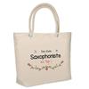 Beach Bag - PLANETEE - « Beach Cooler of a Top Saxophonist » - Cotton - Large Capacity - Printed In France