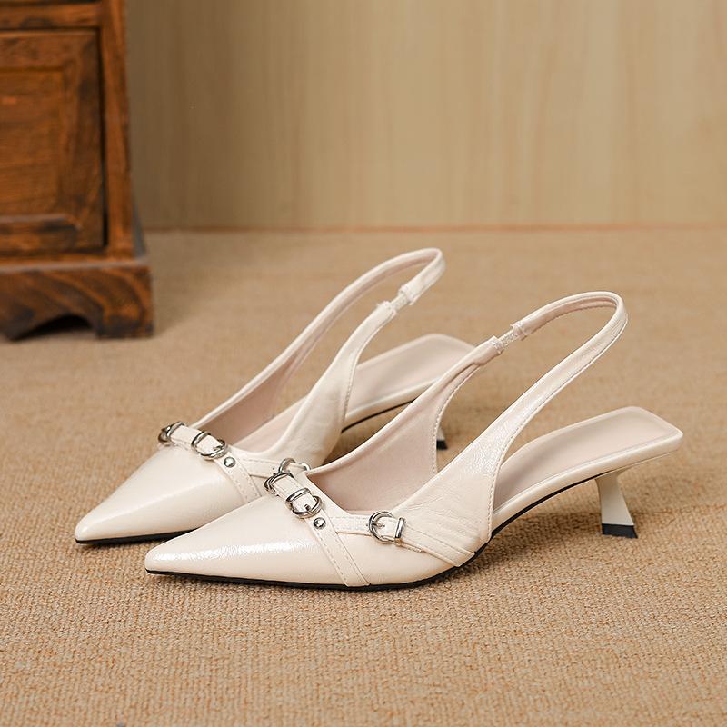 

Красивые сандалии с юбкой корейская версия цвет тонкий каблук низкий каблук туфли женские~ лето новые французские Мэри Джейн одинарные туфли 38 абрикосовый