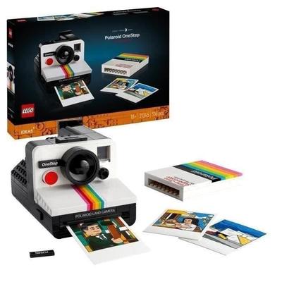 LEGO® 21345 Ideas Polaroid OneStep SX-70 Camera, Buildable Model Kit for Adults with Stickers