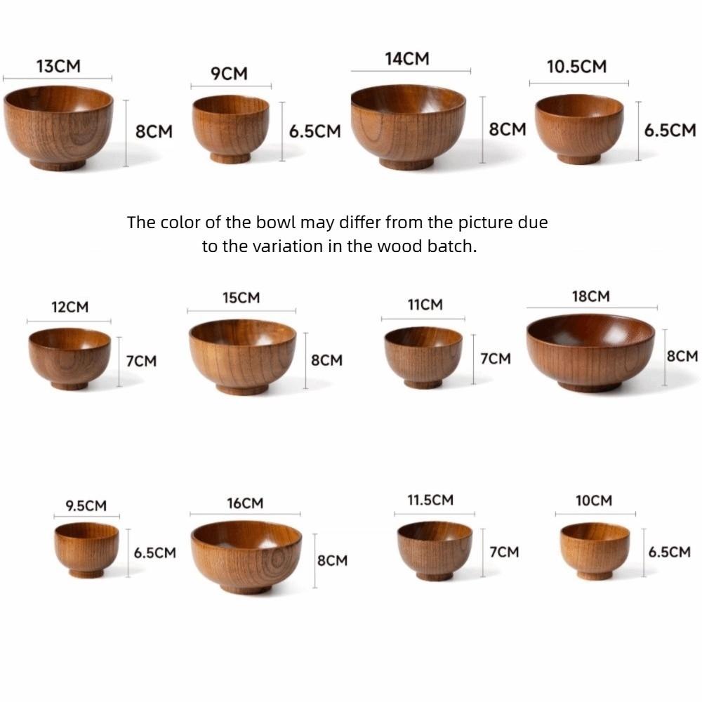Handmade Crafts Food Containers Japanese Style Wooden Utensils New Wooden Bowls  Kitchen Supplies