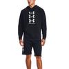 Under Armour Rival Sweatshirts Men's Black Hooded Moderate Regular 1357094-001