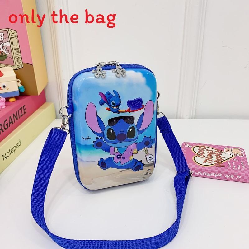 Eva Material Cute Stitch Hello Kitty Print Design Kids Student Crossbody Bag With Breathable Waterproof Design For School And Daily Use