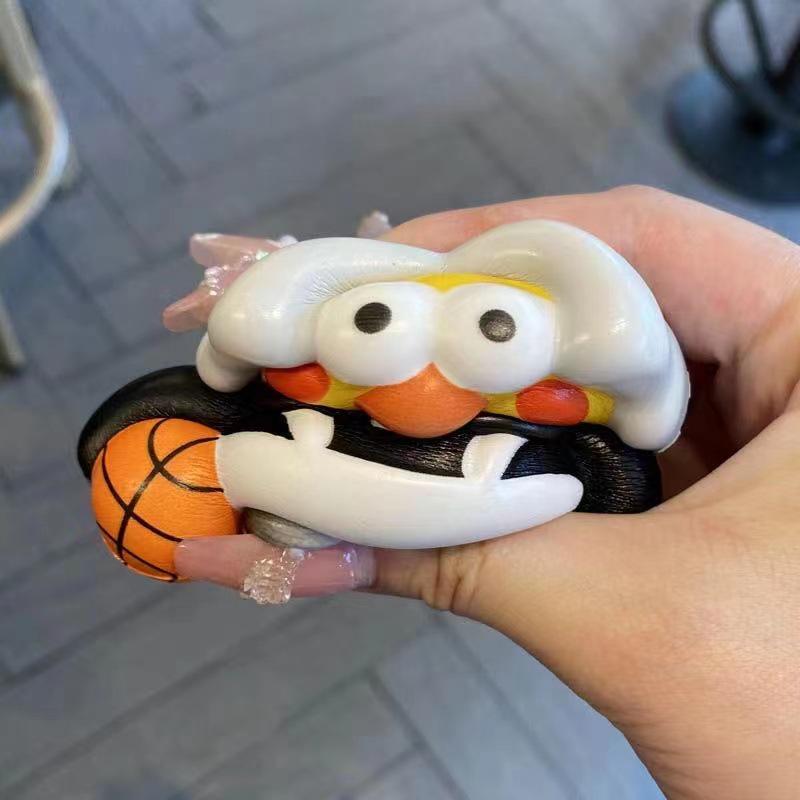 Beautiful Chicken Slow Rebound Toy Doll - Little Black Child Ikun Kunkun Car Ornament, Internet Celebrity Toy.
