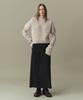 AHWE Rib Cable Sweater & Warmer_Light Gray