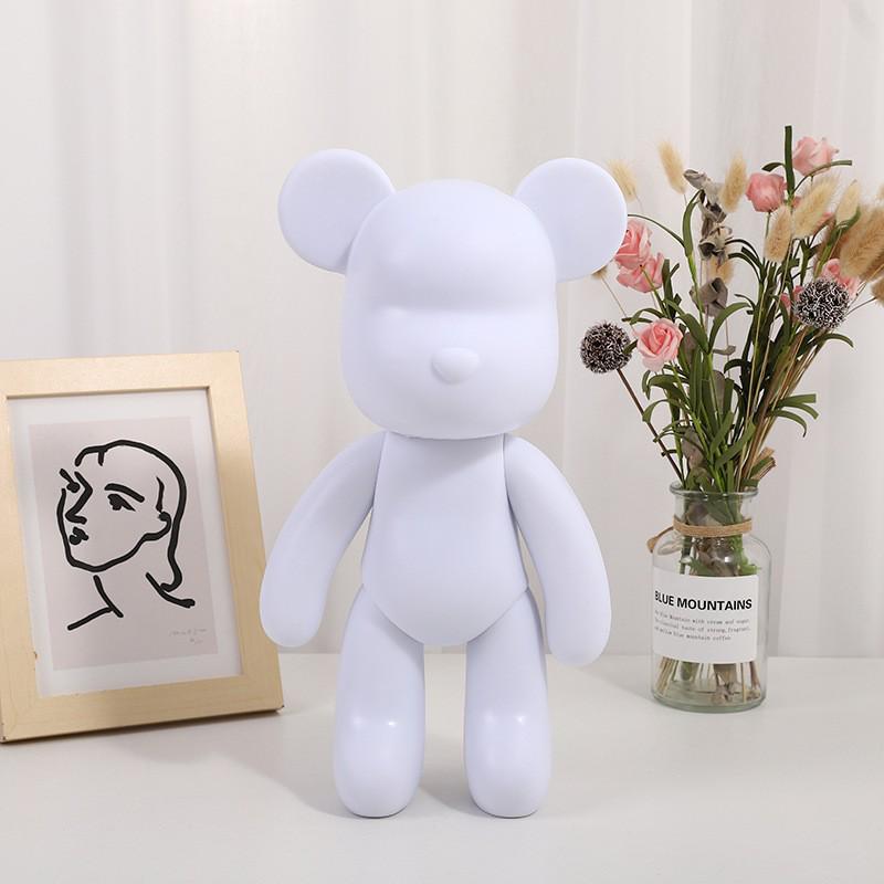 DIY Bear Graffiti: Handmade Color Painting Silicone Bear Toy