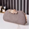 Women Girl Formal Evening Bag with Chain Banquet Purse Female Cocktail Handbag