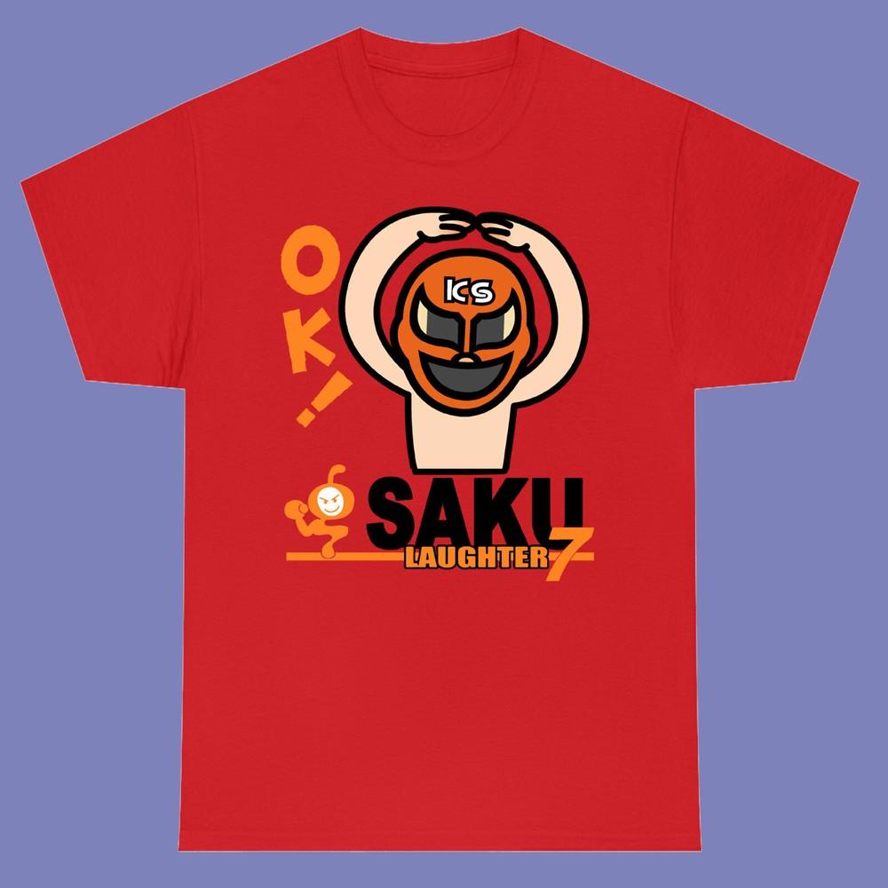 

Kazushi Sakuraba Laughter OK MMA Fighter Men#039;s Red Tshirt Size S5XL Unisex T-Shirt XXXXL