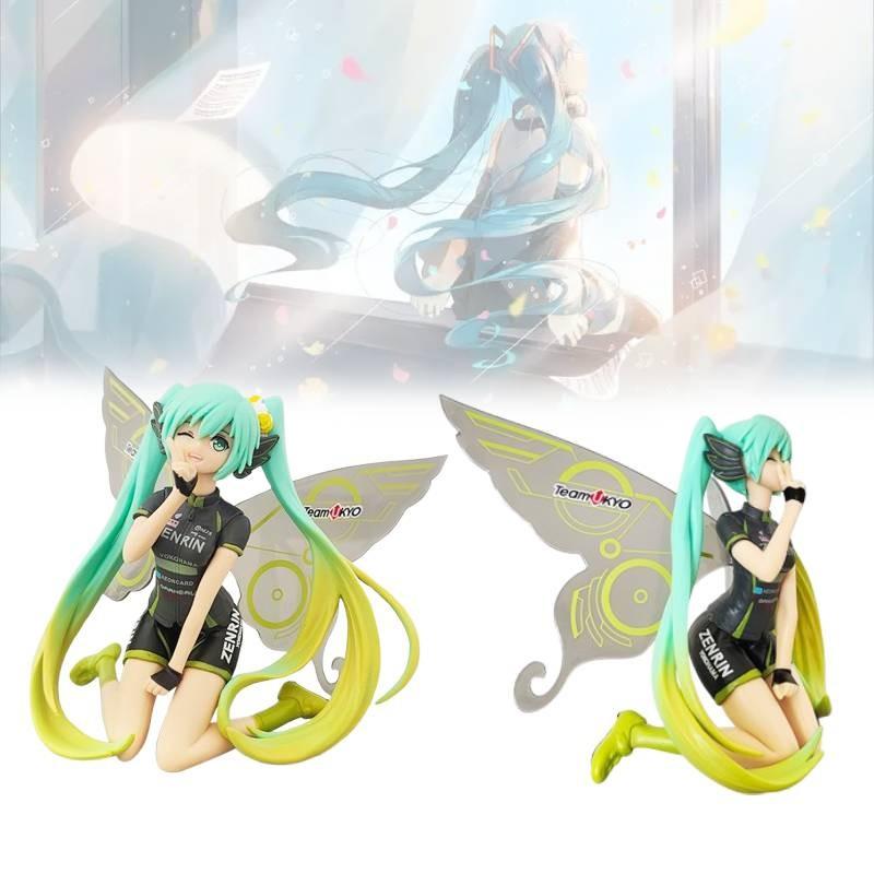 Miku Figure Hatsune Model Toy Cute Butterfly Tabletop Ornament Figurine Doll