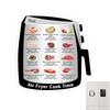 Air Fryer Magnetic Air Fryer Cook Times Quick Reference Guide Frying Magnet Chart Kitchen Guide Cookbook