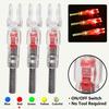 3PCS Archery Lighted Nocks Waterproof Universal Lighted Nocks with on off Switch