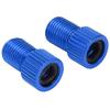 2 Stück/Set Presta zu Schrader Fahrradventil-Konverter Verschleißfest Mountainbike-Pumpenadapter Blau