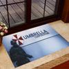 Tappeti Antiscivolo a Tema Logo Umbrella Corporation - Decorazioni per la Casa in Poliestere, Adatti per Camere da Letto, Soggiorni, Ingressi, Studi e Decorazioni