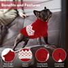 Queenmore Warm Dog Sweater, Soft Pet Knitwear, Knitted Pullover, Vlentines Day Gifts Winter Pet Clothes for Small Medium Dogs Cats