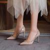 Fashion Pointed Toe Rivet Fashion Single Shoes 2025 New Light Mouth Sexy Patent Leather French Temperament Black Heels