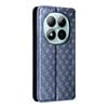 Dla Xiaomi Poco M8 Pro 5G/Redmi Note 15 Pro+ 5G (Światowy) Etui Portfel Romb Wytłaczana Skóra Pokrowiec na Telefon