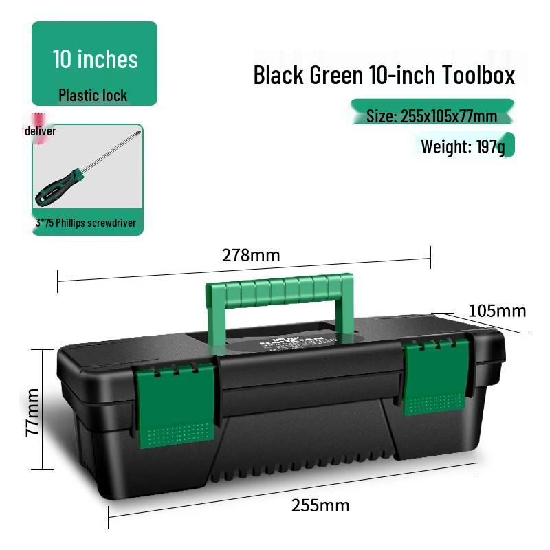 Baolian Professional Multi-Functional Tool Box for Household and Car Maintenance