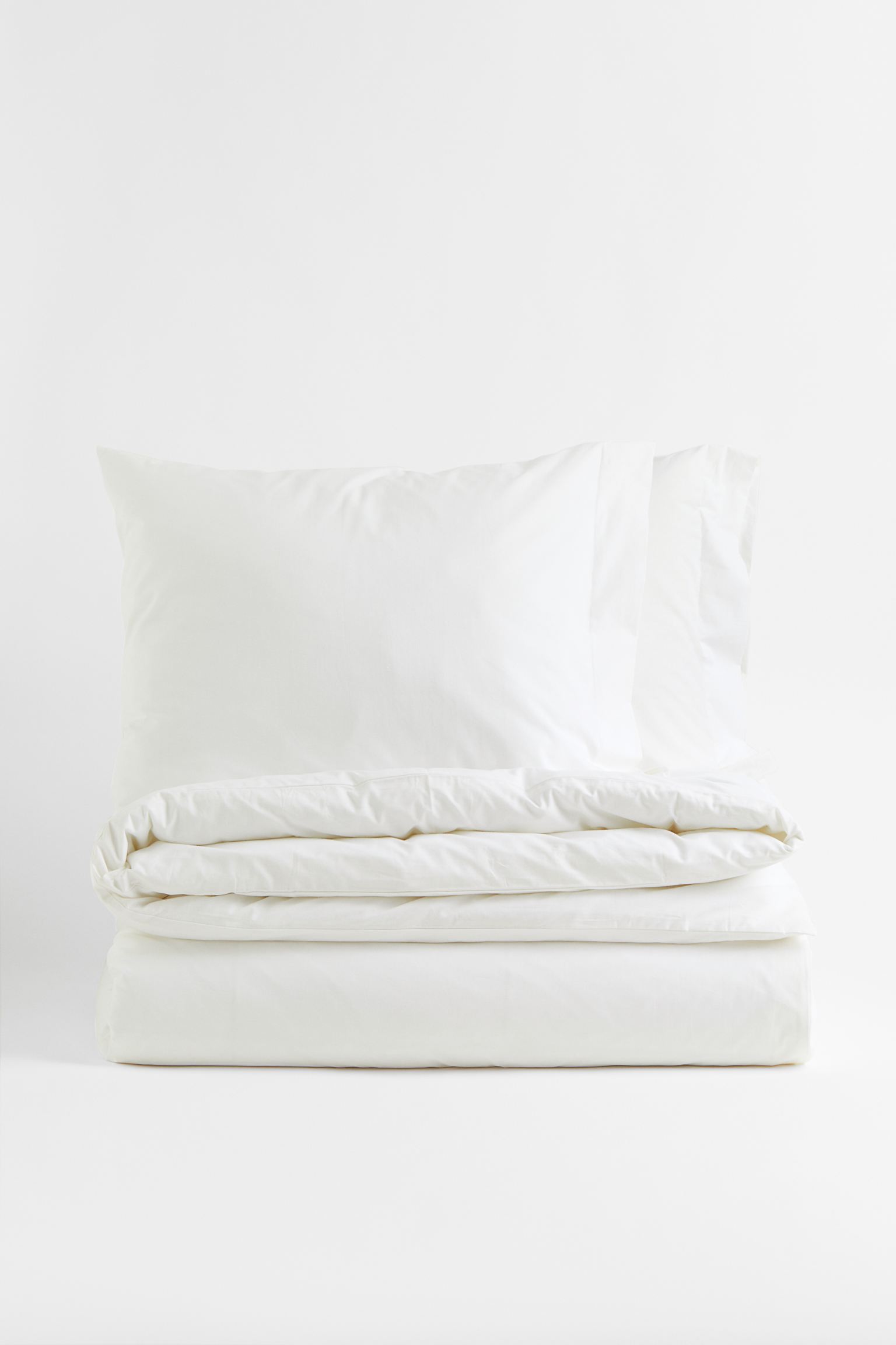 

Cotton percale double/king duvet cover set