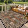 Bohemia Living Room Rugs Decoration Coffee Tables Ethnic Anti Slip Floor Mats Large Size Short Velvet Persian Carpet Washable