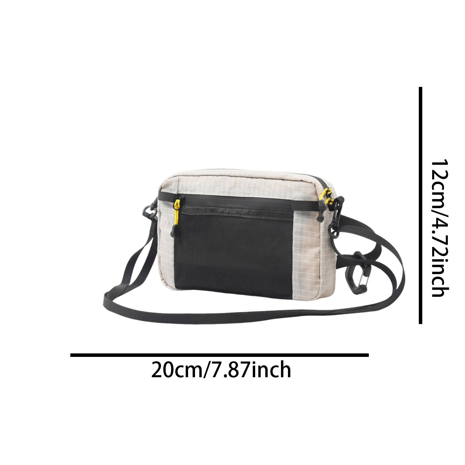 Outdoor Waist Pack Ultralight Multi-Functional Chest Pack Adjustable Strap Hanging Side Multi Pockets for Cycling Running Hiking