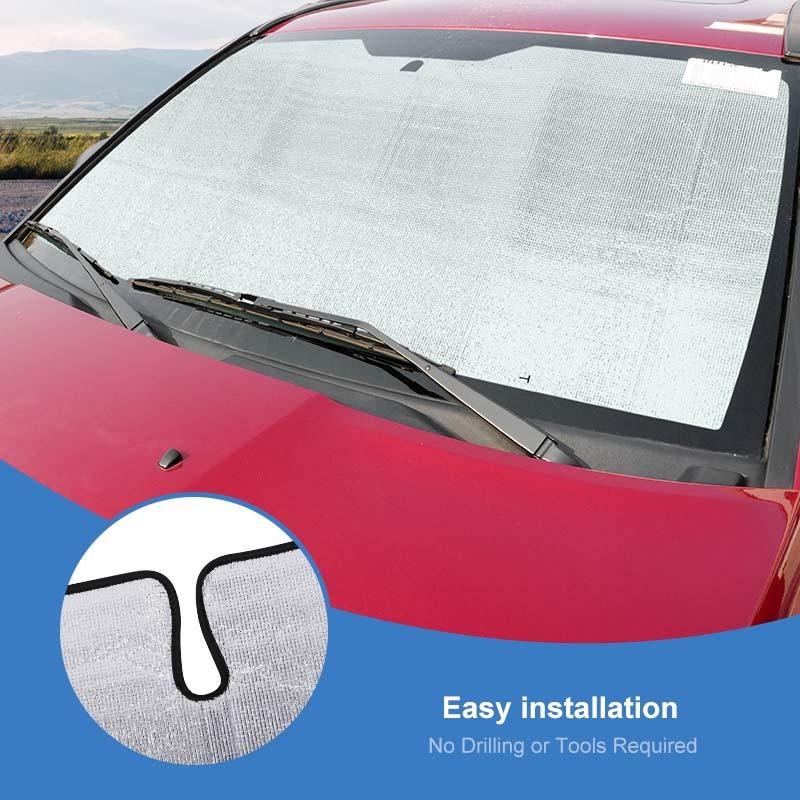 Car Front Windshield Sunshade Window Shade Foldable Sun Visor Cover Fit for Jeep Compass 2007-2016 Car Interior Accessories