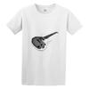 T Shirt Electric Guitar Fit Music Instrument Festival Band Cotton Shirt Cool and Breathable White