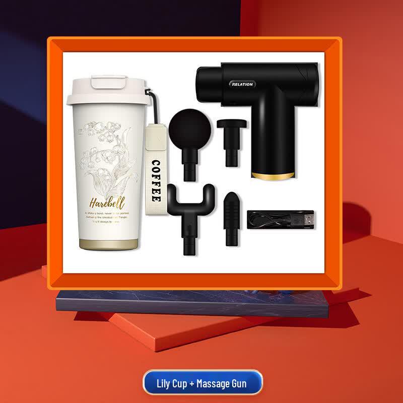 Lily of the Valley Portable Coffee Cup Set