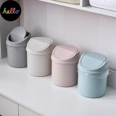 Contenitore per rifiuti da tavolo compatto Mini contenitore per rifiuti da tavolo in plastica staccabile e moderno