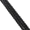 32-62 stk natursteinperler svarte obsidian runde perler for smykkelaging DIY armbånd halskjede