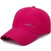 Summer Unisex Quick-Drying Breathable Waterproof Mesh 6-Panel Baseball Golf Running Fitted Sport Cap 100% Polyester
