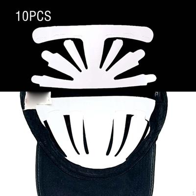 10x Hat Support Baseball Caps Inserts Flexible Semicircle Crown Shaper Display Rack for Home