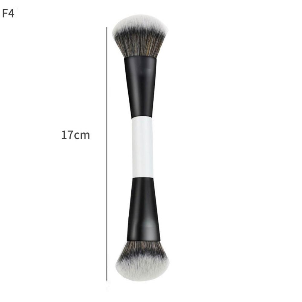 Doppelendiger F4 Kontur-Gesichtspinsel Mehrzweck Hohe Deckkraft Make-up Pinsel Kosmetik Beauty Puder Rouge Pinsel Make-up Werkzeuge