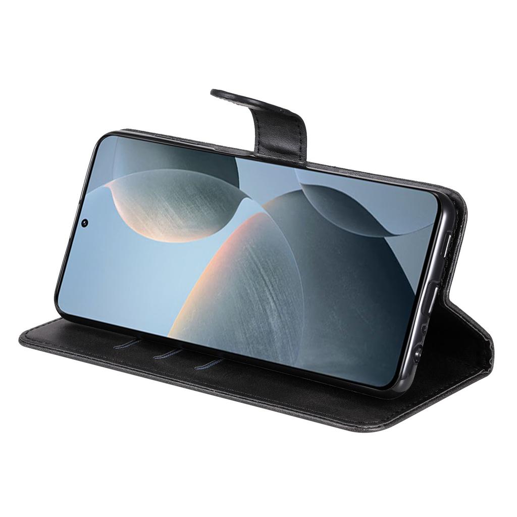 For Xiaomi 14T Case Zipper Wallet Calf Texture PU Leather Phone Cover