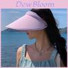 Cappello da Sole da Donna con Ampia Visiera Protezione UV Estivo Ombrellone da Esterno