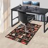 1PC Bookshelf Flowers Extra Large Non Slip Floor Carpet, Office, Family, Bedroom, Studio   Large Area Rug Indoor Rugs, , Vibrant Colors