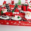 3Pcs Christmas Tree Scented Candle Handmade Santa Claus Cute Soy Wax Candles Snowman Wedding Candles Home Decoration Party Xmas