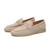 Doudou Shoes Men's Suede Men's Leather Shoes Soft Sole One Pedal Lazy Casual Shoes Summer Versatile Trendy Shoes 8225-R