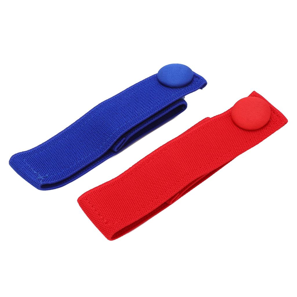 2Pcs Tourniquet Cotton Blend Fabric Flexible Reusable Hook and Loop Design Nursing Care Hemostatic Tourniquet