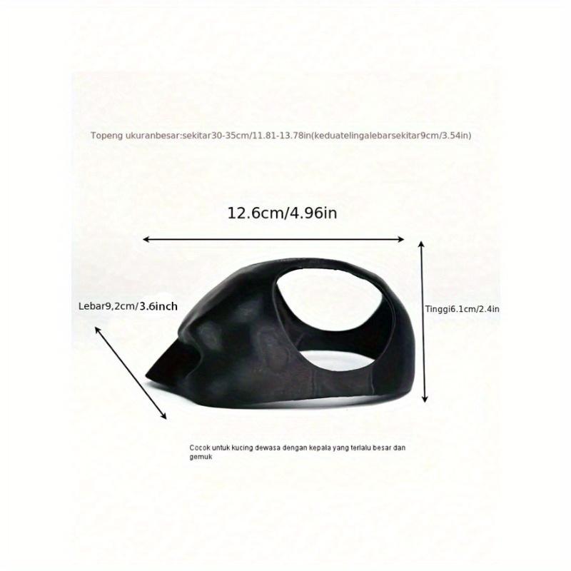 Adorable Cat Mask For Halloween, Christmas, Easter - Animal Theme Plastic Masquerade Costume Accessory, Plush, Face Mask