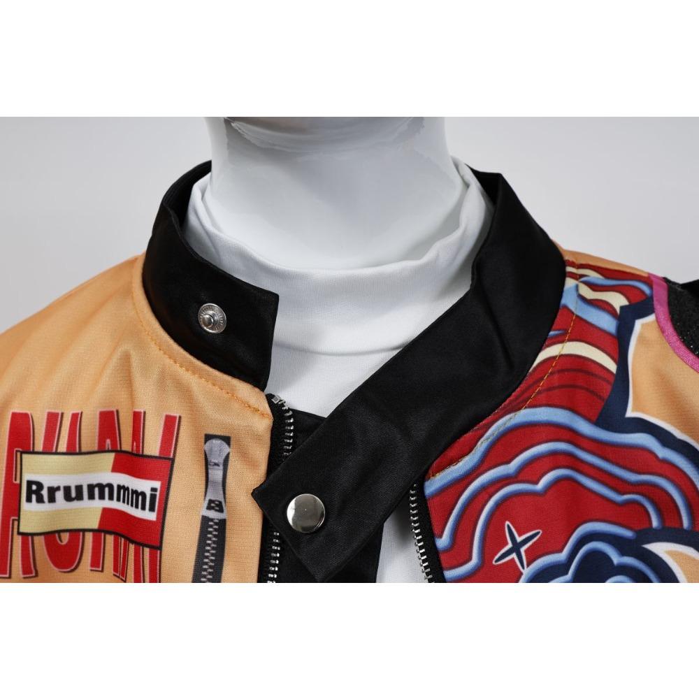 Kids Girls Halloween Christmas Party Rumi Cosplay Costume Children Singer POP Star School Stage Dress Up Outfit