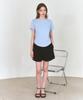 Deuloupisumeon Supima Silket Slim Short Sleeve T-Shirt [Sky Blue]