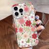 Spring Fresh Flowers Transparent Air Cushion Phone Case for iPhone 17 Pro Max, 16, 16 Pro, 15, 13