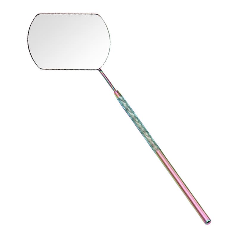 Quadratischer Edelstahl Anti-Beschlag Wimpern-Inspektionsspiegel für Verpflanzungswerkzeuge