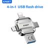 4 в 1 - високошвидкісний флеш-накопичувач Memory Stick USB 3.0 для USB-накопичувача, телефону, USB-C флеш-накопичувача для iPad Pro, Android, iPhone 16/15/14