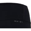 MLB Solid Color Slim Fit Fleece Leggings Nine-Point Fitness Sports Pants Women bottoms Black 3FLGB0326-07BKS