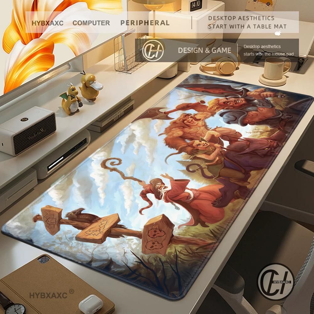 MMORPG Tibia Large Gaming Mouse Pad Computer Mousepad PC Gamer Mouse Mat Laptop Mausepad XXL Mouse Carpet Keyboard Mat Desk Pad