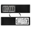 1 Stück Geschirrspüler-Magnet Clean Dirty Schild Für Geschirrspüler Oder Kühlschrank, Magnetischer Clean Dirty Geschirrspüler-Magnet-Anzeiger-Markierer