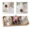 3pcs 8cm Christmas Balls Christmas Tree Hanging Decoration Ornaments Christmas Party Decorations Supply