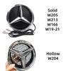 Car Front Grill Logo Light Mirror Face LED Badge Emblem Luminous Decorative Light For Mercedes Benz W205 W218 W204 W176 W212